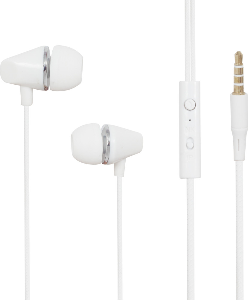IN4TECH White Color Corner Head IT 150 Wired Headset Price in