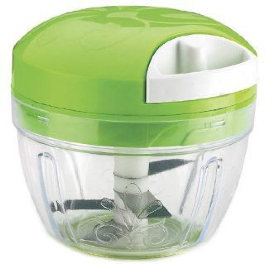 Pigeon by Stovekraft Handy Mini Plastic Chopper with 3 Blades, Grey