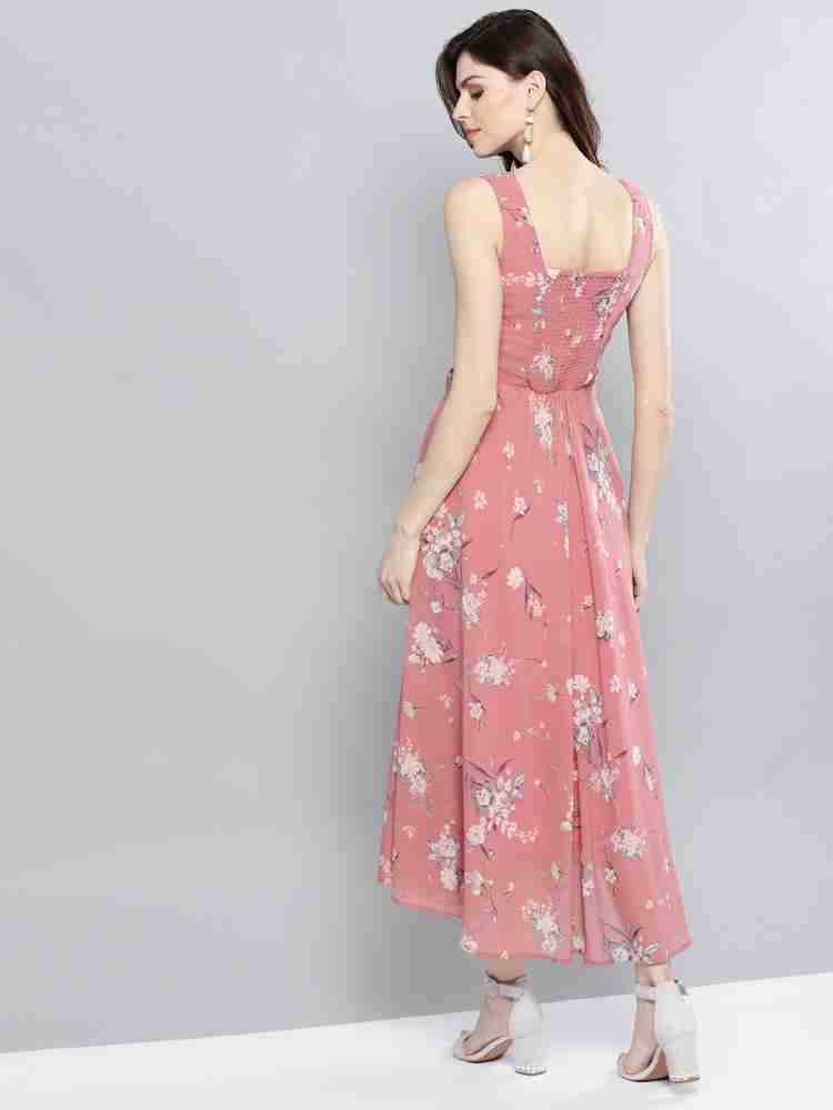 Harpa pink shop maxi dress