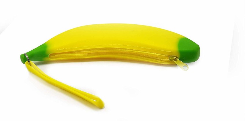 Prezzie Villa banana silicon pouch banana shape Art  Polyester Pencil Box - Pouch