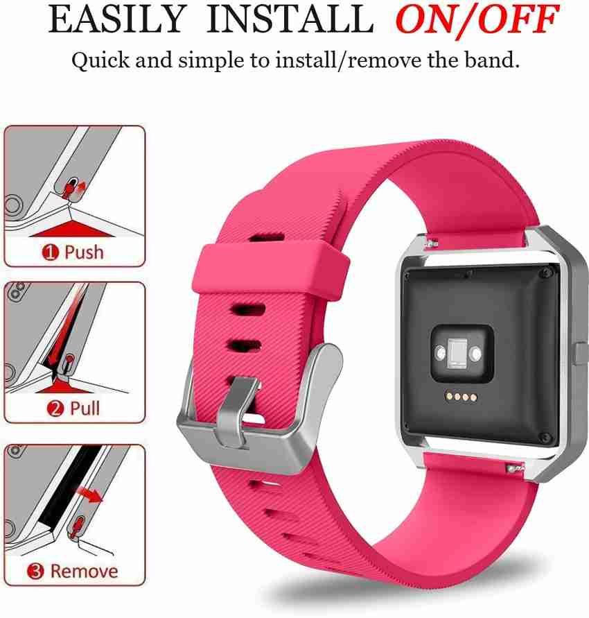 Fitbit blaze pink band outlet