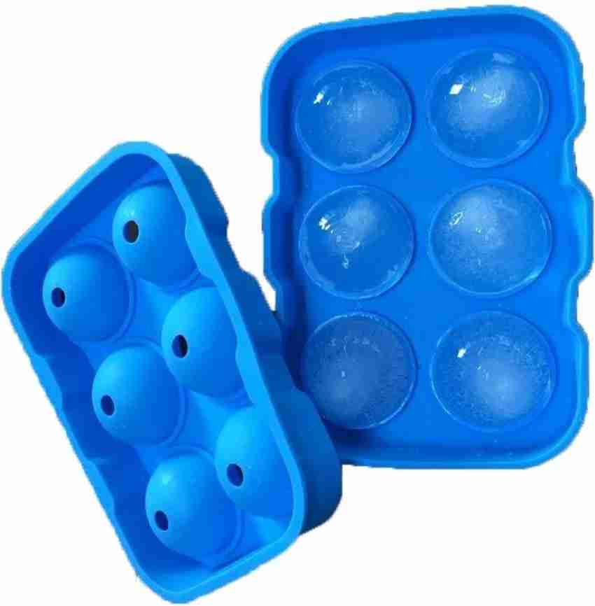 1pc Large Ice Cube Tray With Lid, Silicone Ball & Square Flexible Ice Cube  Molds, For Cocktail, Whiskey, Juice And Any Drinks - Reusable And Bpa-free