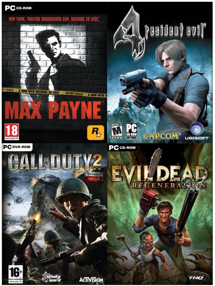 Max Payne, Resident Evil 4, COD 2, Evil Dead TOP 4 Game (Offline) (Regular)  Price in India - Buy Max Payne, Resident Evil 4, COD 2, Evil Dead TOP 4 Game  (Offline) (Regular) online at