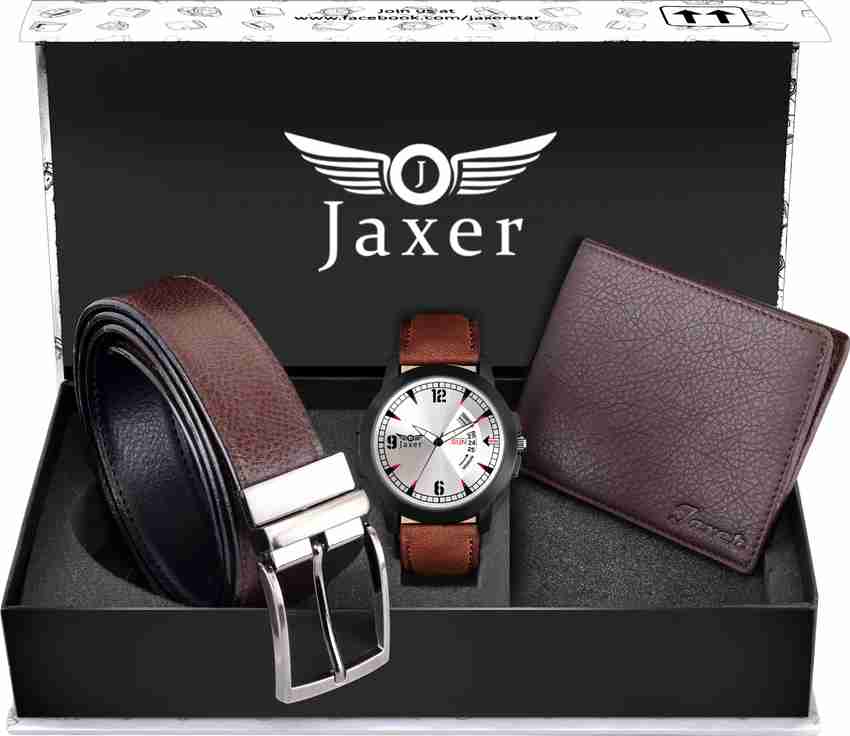 Jaxer Belt Wallet Watch Combo