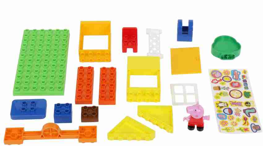 Peppa pig hotsell blocks house