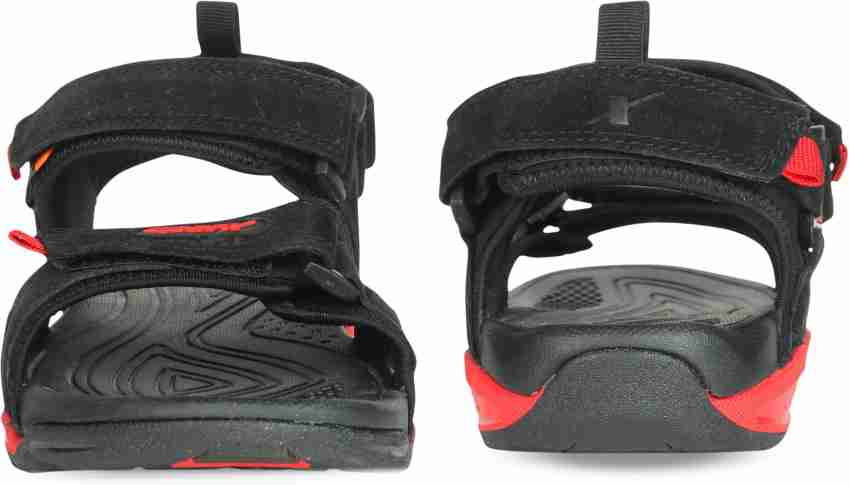 Buy Sparx SS 498 Men Black Red Sandals Online at Best Price