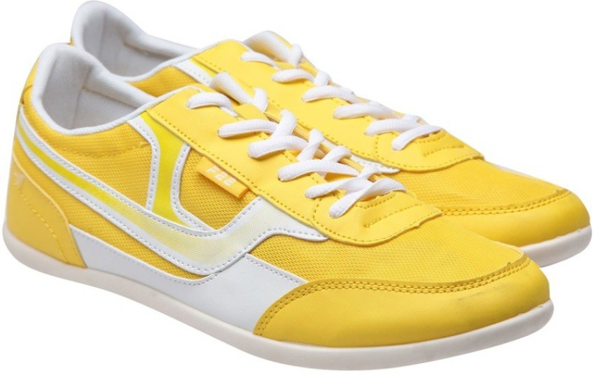 Shoes white shop and yellow