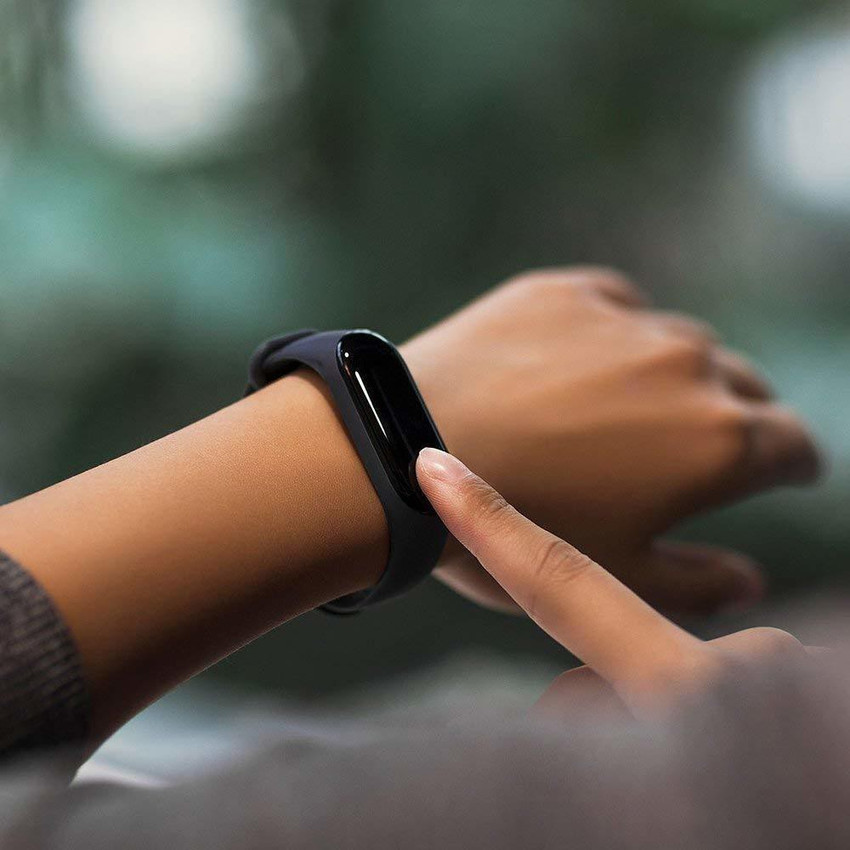 Qsa Collection fitness Band Digital srceen with fingerprint
