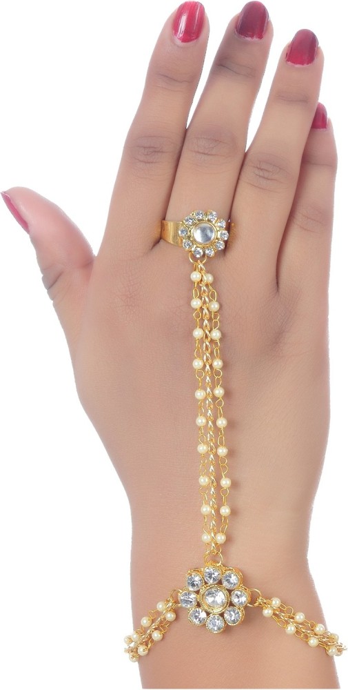 Buy quality 22K Gold CZ Designer Lucky Bracelet in Ahmedabad