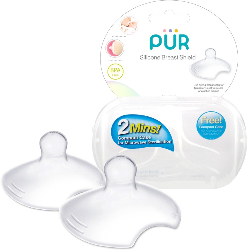 PUR Silicone Breast Shields - S Breast Nipple Shield Price in India - Buy  PUR Silicone Breast Shields - S Breast Nipple Shield online at