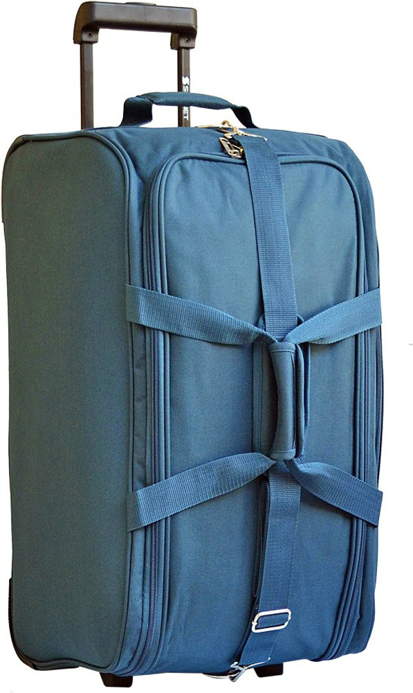 Sonnet Titan Duffle Duffel With Wheels (Strolley) Teal - Price in India |  Flipkart.com