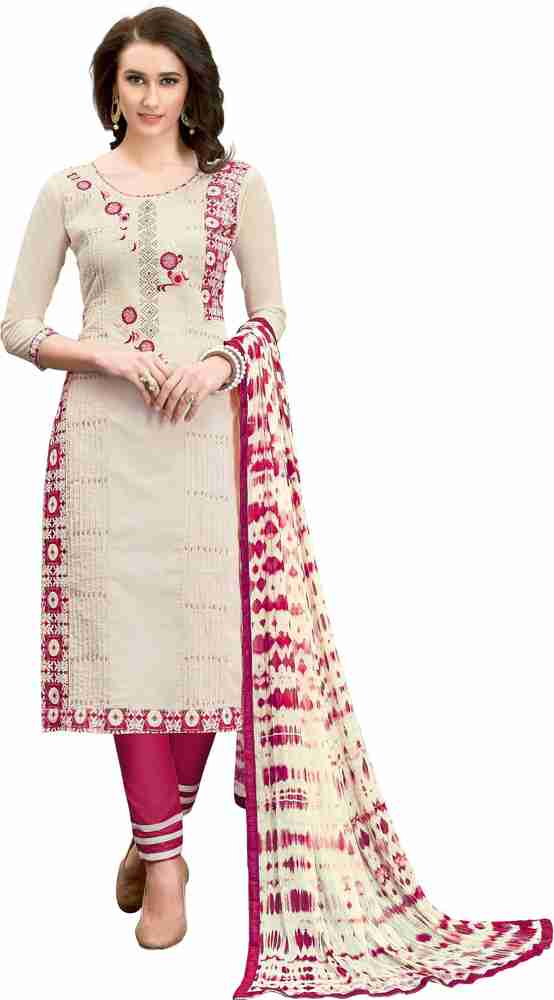 Women Latest Fancy Designer Salwar Suit Cotton Blend