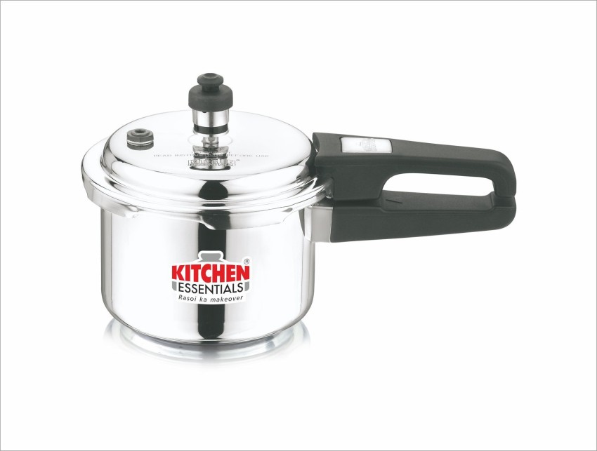 Stainless Steel Eazy Kook Induction Bottom Inner Lid Pressure Cooker -5L –  Kitchen Essentials