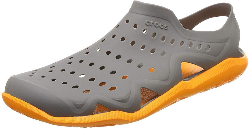 Crocs grey and 2025 orange