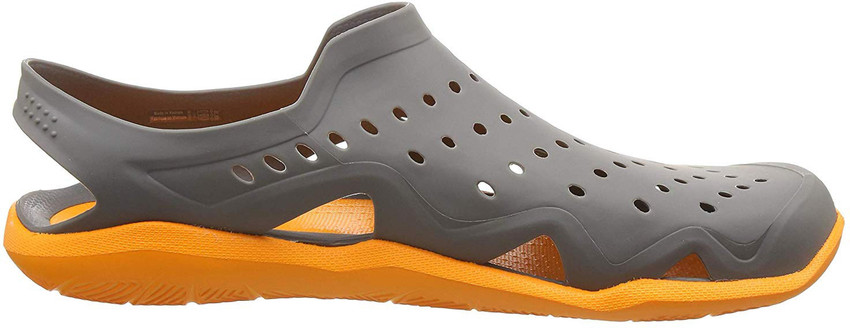 Mens orange best sale crocs size 11