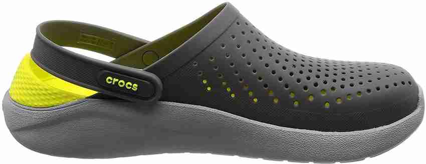 Grey green outlet crocs