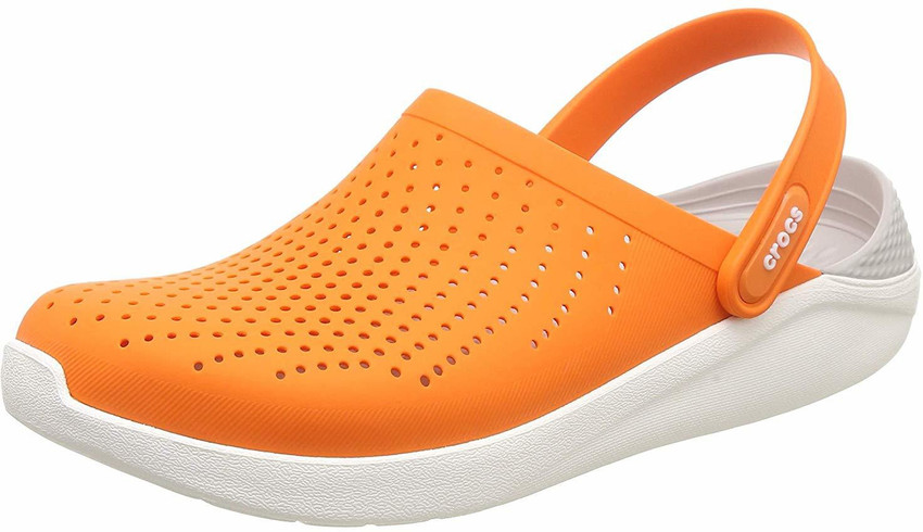 CROCS Men Orange Clogs Buy CROCS Men Orange Clogs Online at Best