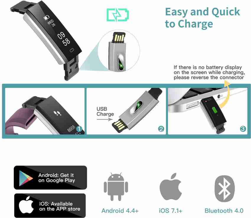 Omnix id115 plus hr smart wristband 2025