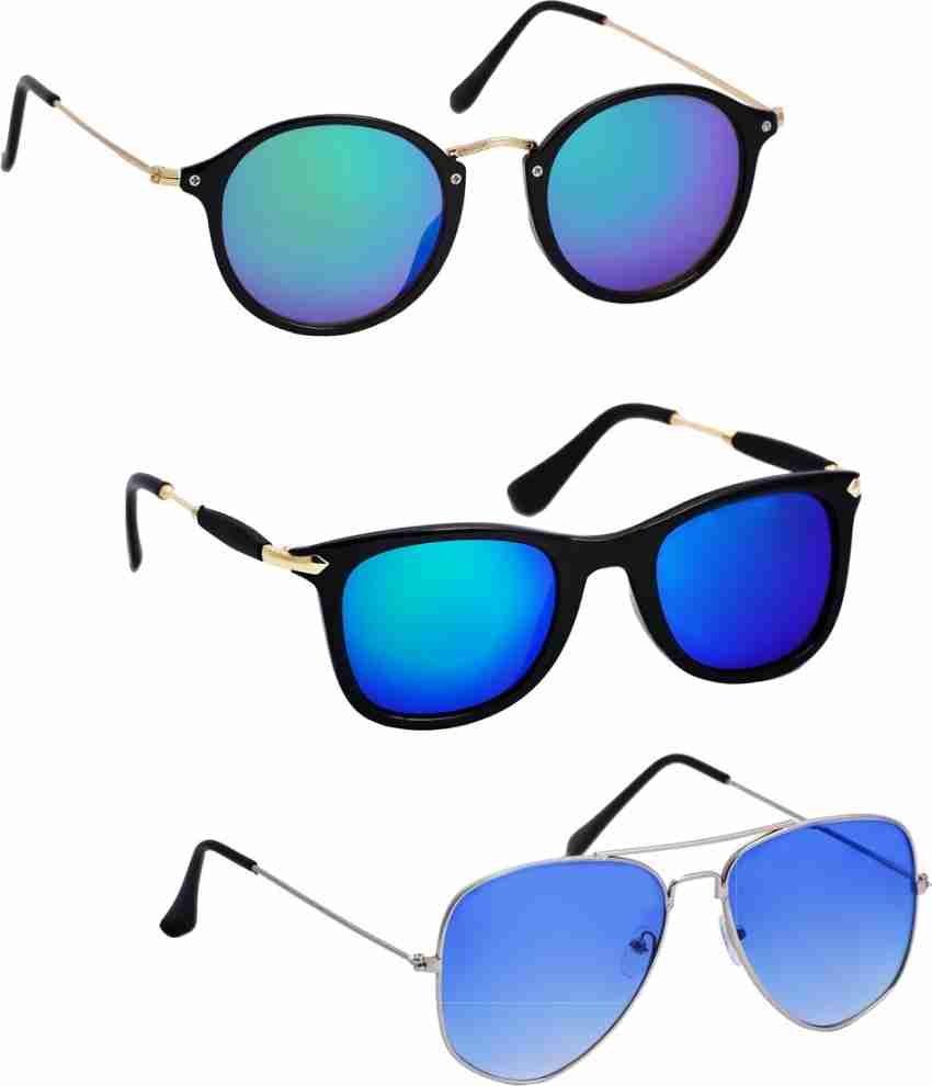 Buy Spexra Wayfarer Sunglasses Blue For Men & Women Online @ Best Prices in  India