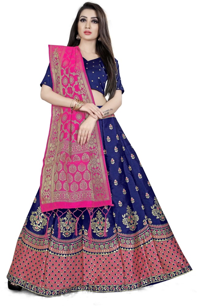 SHREE CREATION Self Design Semi Stitched Lehenga Choli Buy SHREE