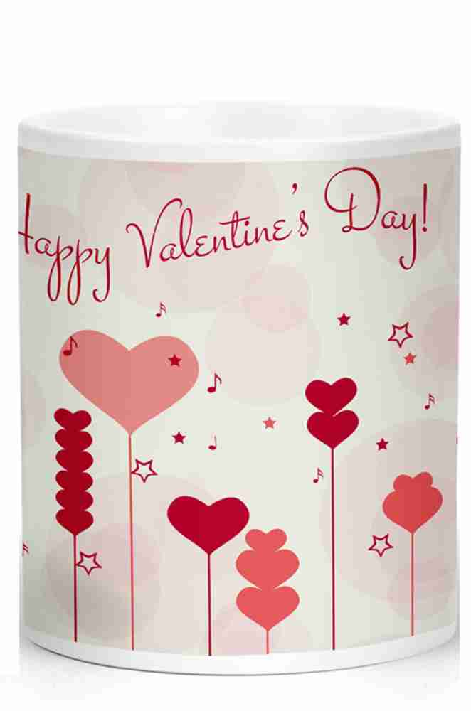 Ashvah Happy Valentine's Day - 2470 Ceramic Coffee Mug Price in India - Buy  Ashvah Happy Valentine's Day - 2470 Ceramic Coffee Mug online at