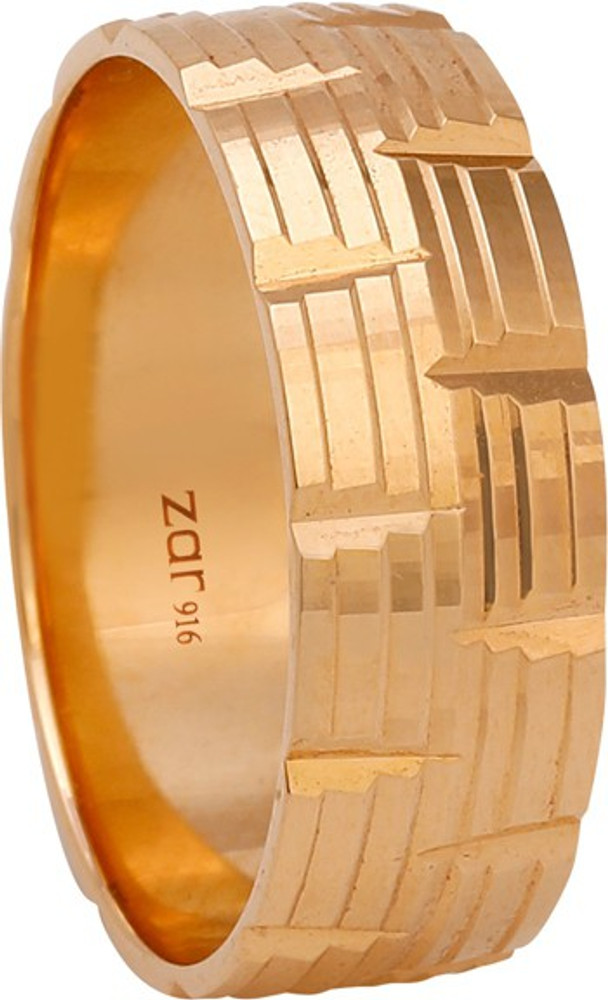 zar Jewels Affinity Serene 22kt Yellow Gold ring Price in India