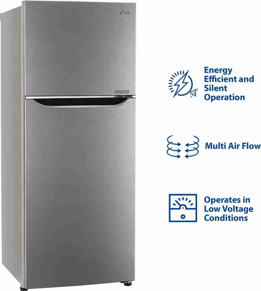 Lg double door 2025 refrigerator power consumption