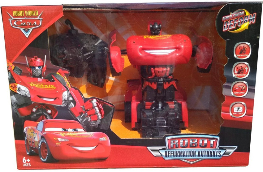 HALO NATION Disney Cars McQueen Transformer Remote Controlled
