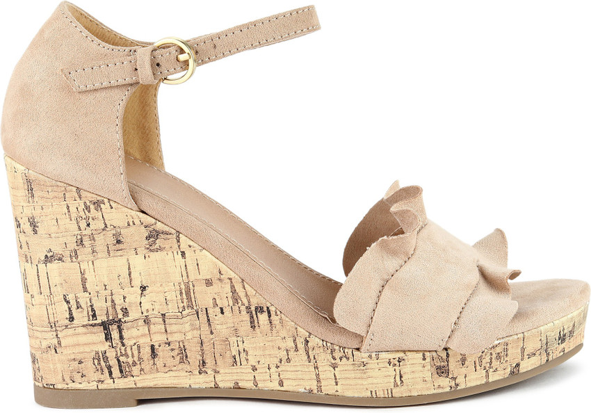 Time and Tru by Walmart Women Brown Wedges Buy Time and Tru by