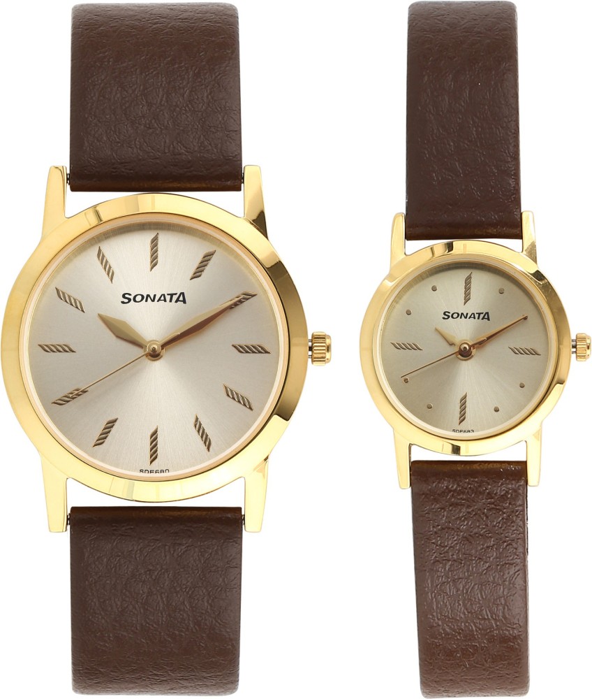 Flipkart sonata 2025 couple watches