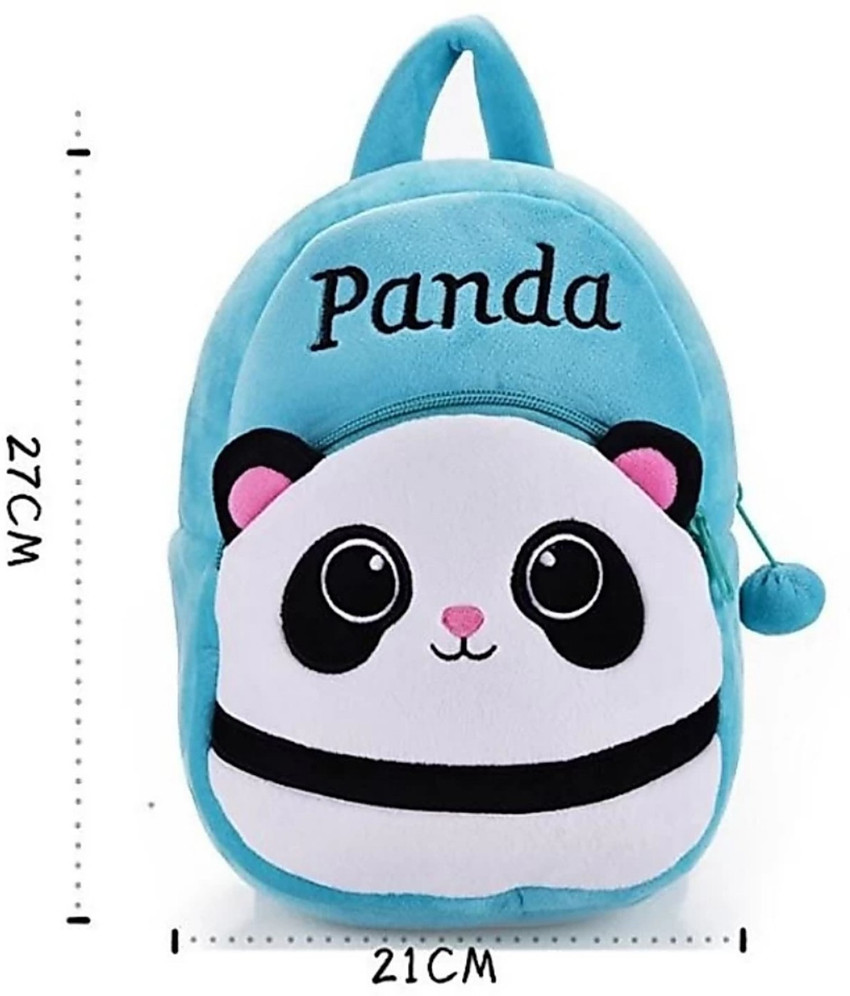 Flipkart 3G Collections Panda Blue Teddy Bear Soft Toy Kids Plush Bag Waterproof School Bag School Bag