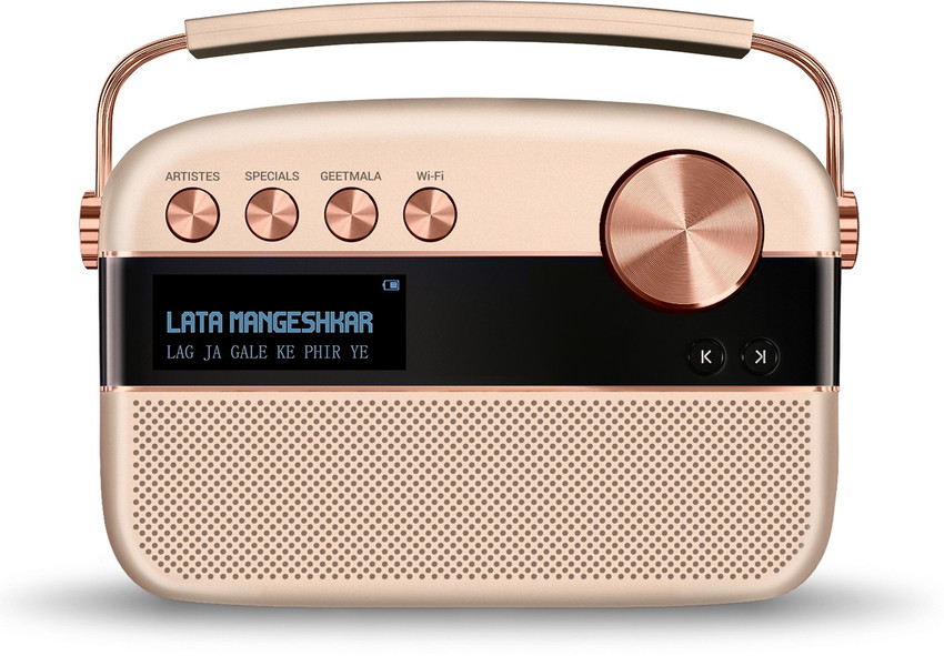Buy SAREGAMA Carvaan 2.0 Rose Gold Sound by Harman Kardon 10 W