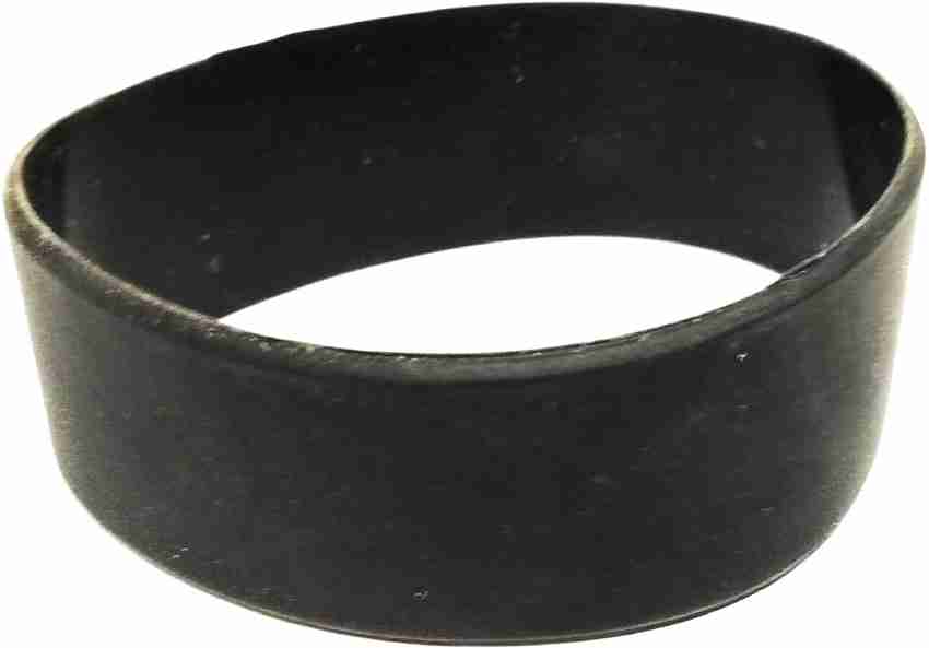 sahi pakde hain Black silicone wristband 25 mm Men Women