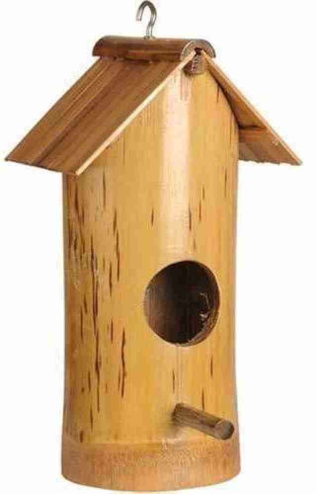 RAREPRODUCTS BAMBOO BIRD NEST FOR BIRDS WITH COMPACT DESIGN BAMBOO