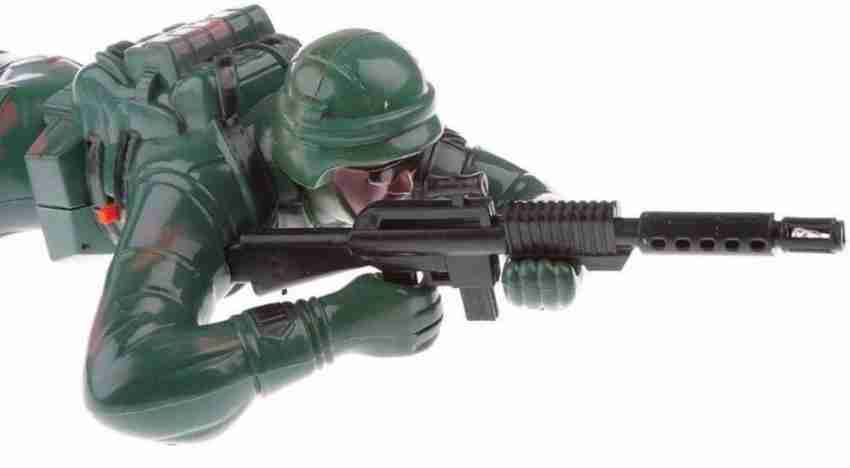Electronic crawling soldier sales toy