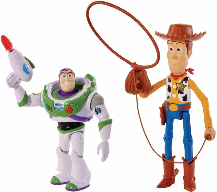 Buzz and woody action figures best sale