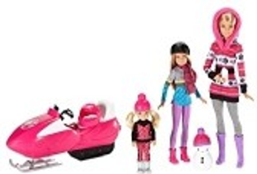 Barbie snow fun set top