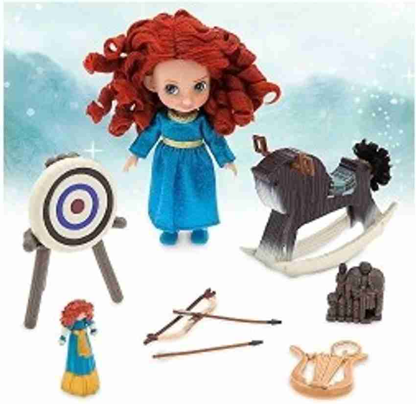 DISNEY Animators Collection Merida Mini Doll Play Set 5 Inch