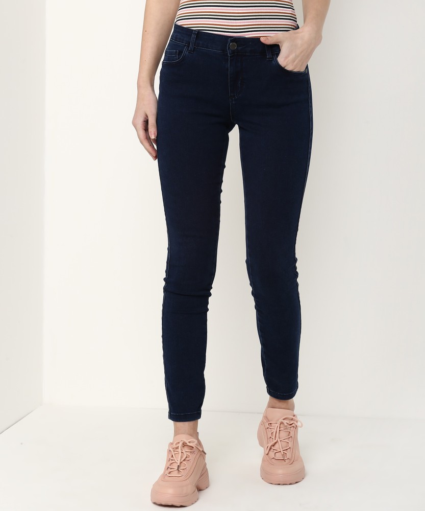 MODA Skinny Women Dark Blue Jeans - Buy VERO Skinny Women Blue Jeans Online at Best Prices in India | Flipkart.com