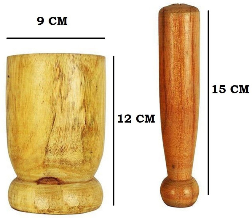 Rolimoli Wooden Okhali and Musal for kitchen okhli for kitchen