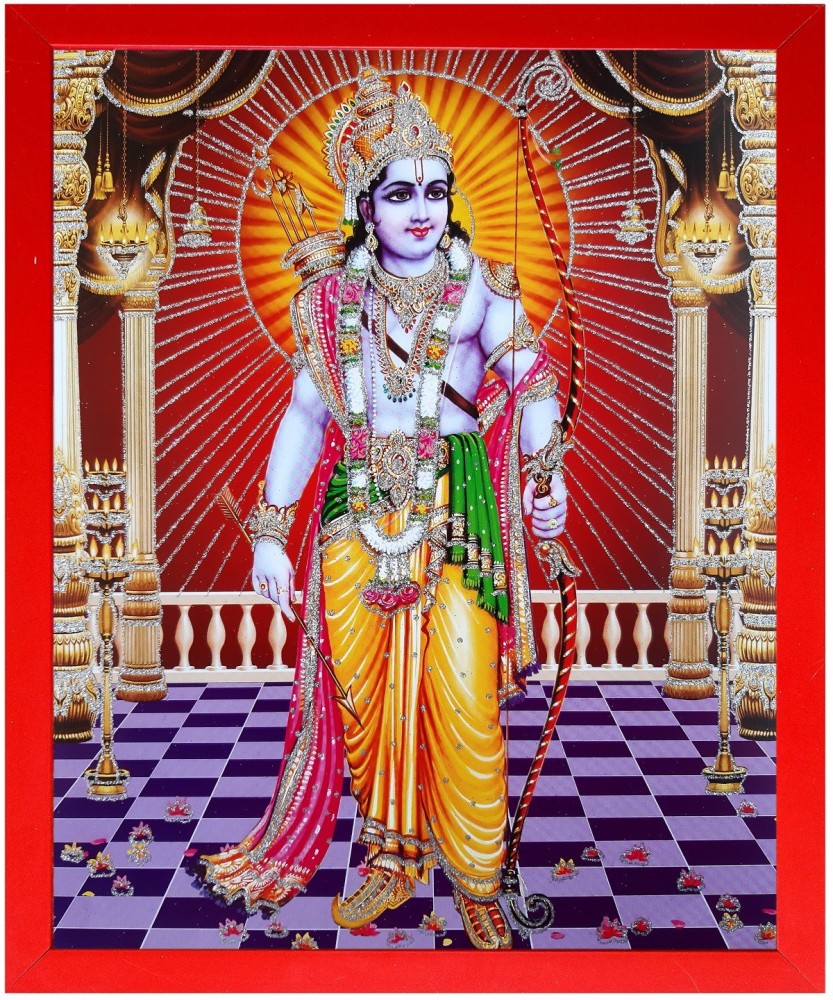 Art collection decorative Shree Ram lord Ram photo frames painting ...