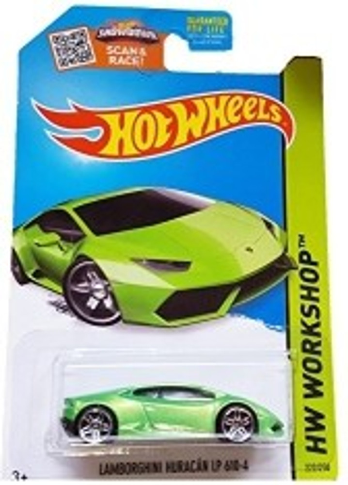 HOT WHEELS 2015 HW Workshop Lamborghini Huracan LP 610 4 Green