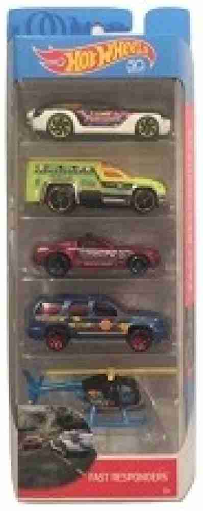 Hot wheels fast cheap responders 5 pack