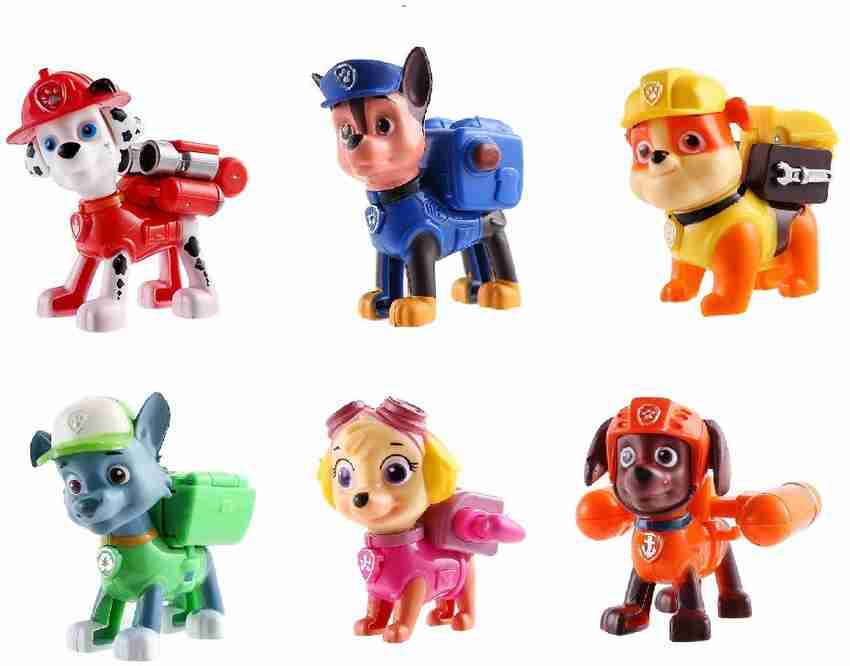 Paw patrol deals plastic figures