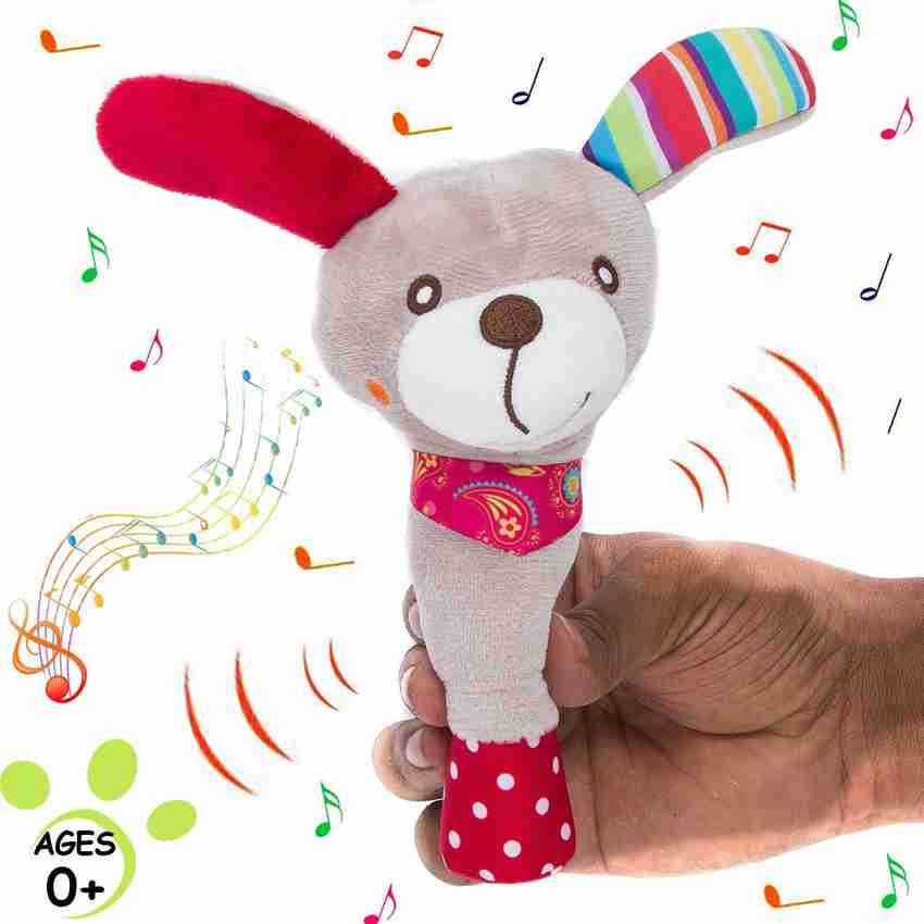 baybee Dogs Squeaky Toys for Babies Adult Baby Soft Plush Hand
