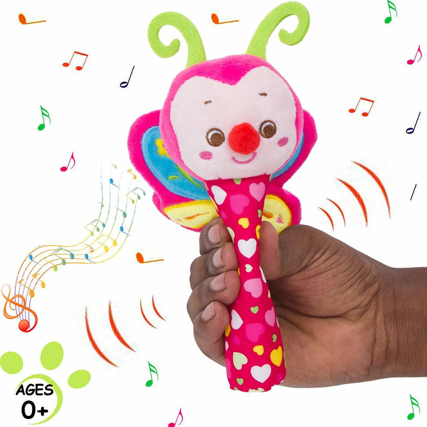 baybee Butterfly Squeaky Toys for Babies Adult Baby Soft Plush