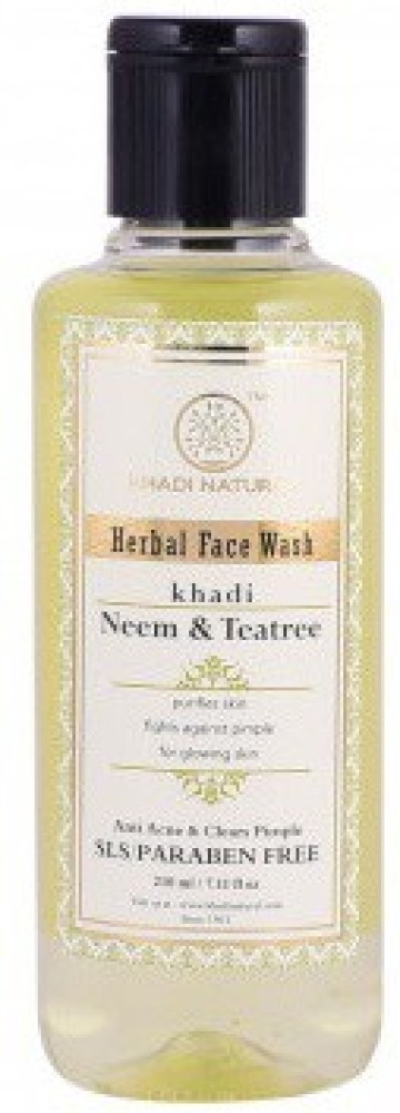 KHADI NATURAL Neem Teatree SLS 210 ML Face Wash Price in