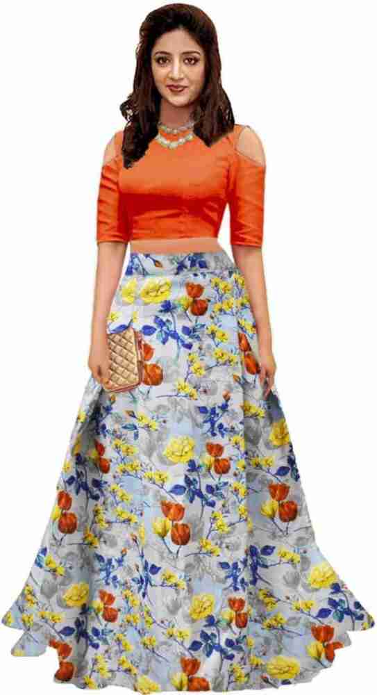 Women Solid Yellow Waist Bow Tie-Up Pleated Maxi Skirt - Berrylush