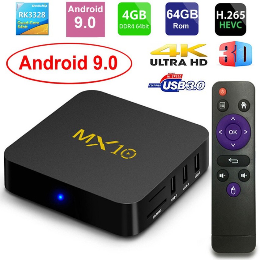 Android 9.0 TV Box T95Q Amlogic S905X3 with 4GB Ram 64GB Rom 4K Ultra HD  H.265 Dual Band WiFi Bluetooth 4.0 Media Box 2.4/5Ghz WiFi 100M Lan