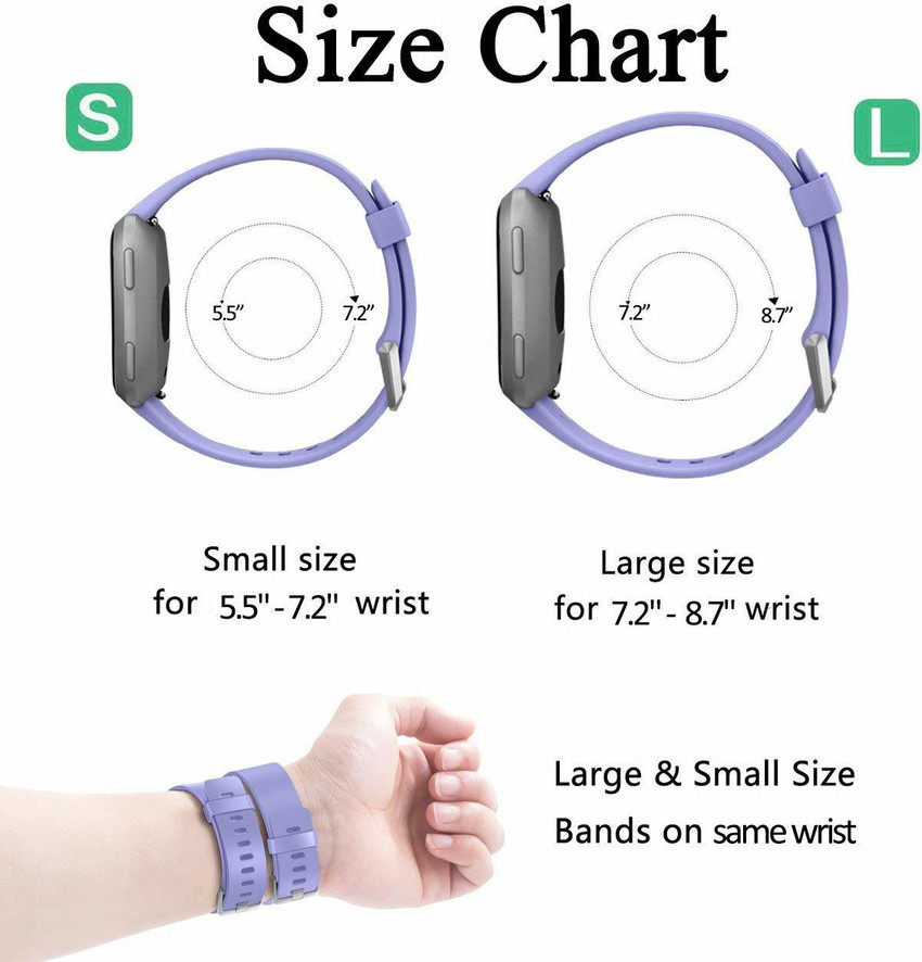 Versa store band size